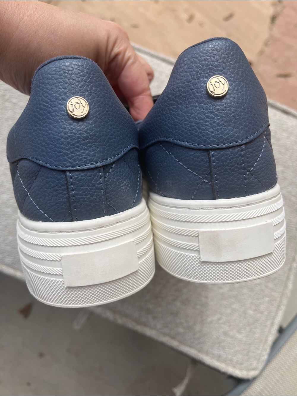 2 Pairs of Joy Mangano Slip-On Sneakers with Decorative Bow - Picture 5 of 5